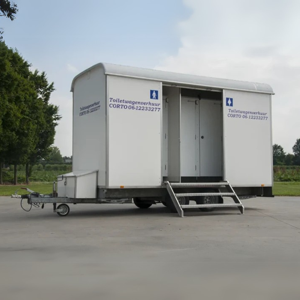 Toiletwagen middel standaard - 350 personen