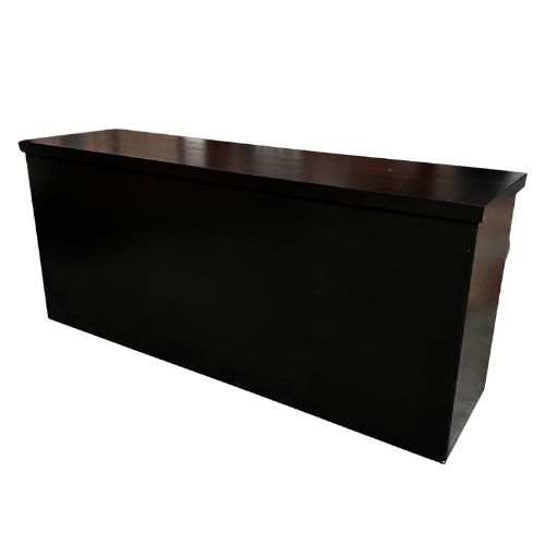 Buffettafel - zwart - 220 cm